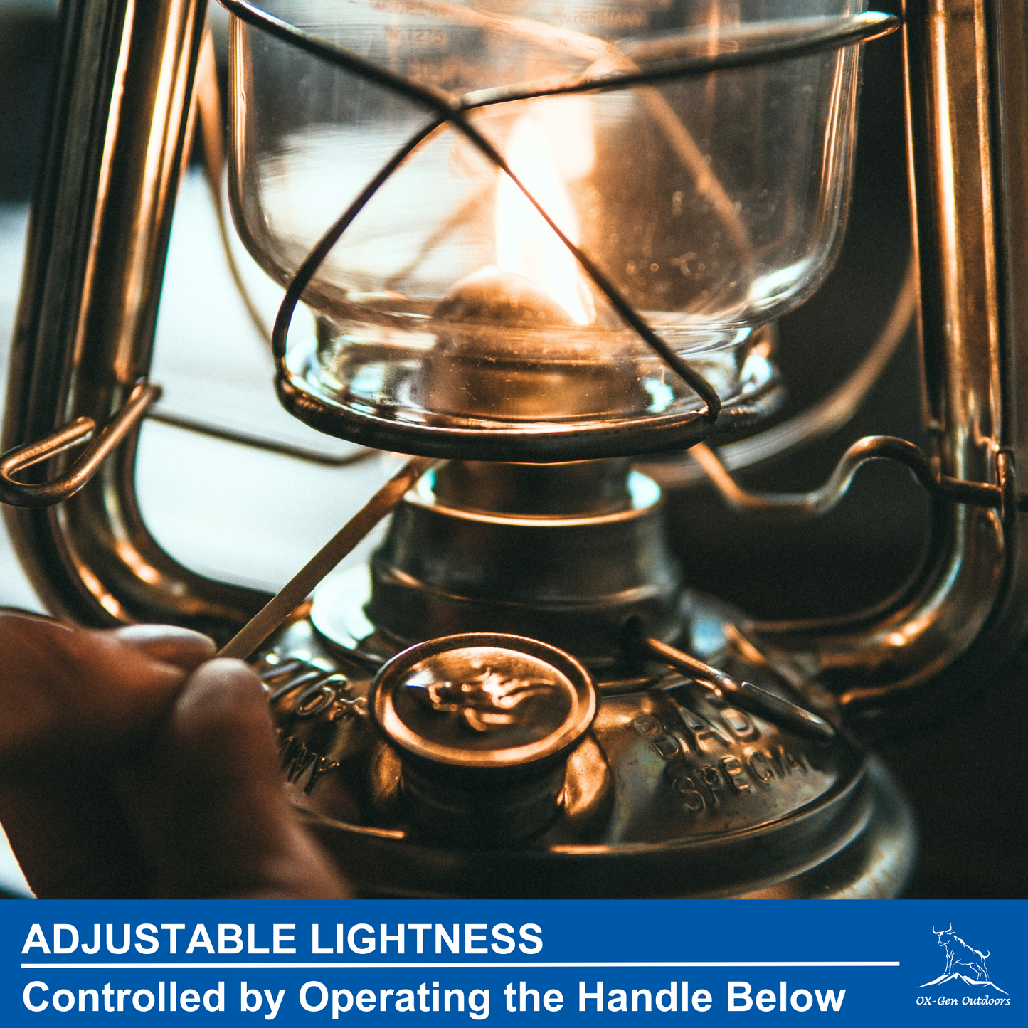 Portable Vintage Style Oil Lamp