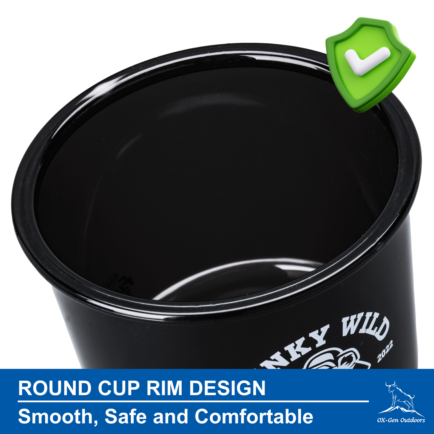 Eco-Friendly AS Resin Camping Cup