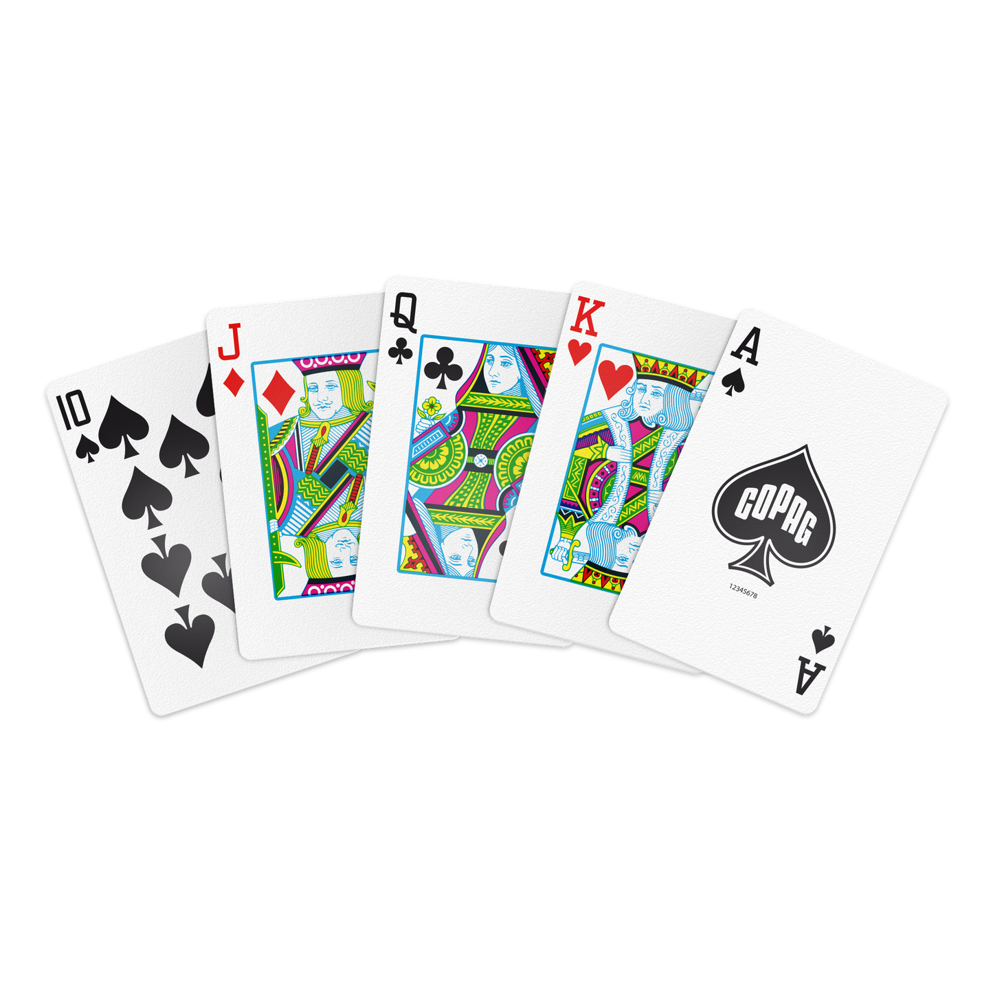 Copag WSOP 2025 Main Event 100% Plastic Playing Cards - Narrow Size (Bridge) Regular Index Red/Blue- Double Deck