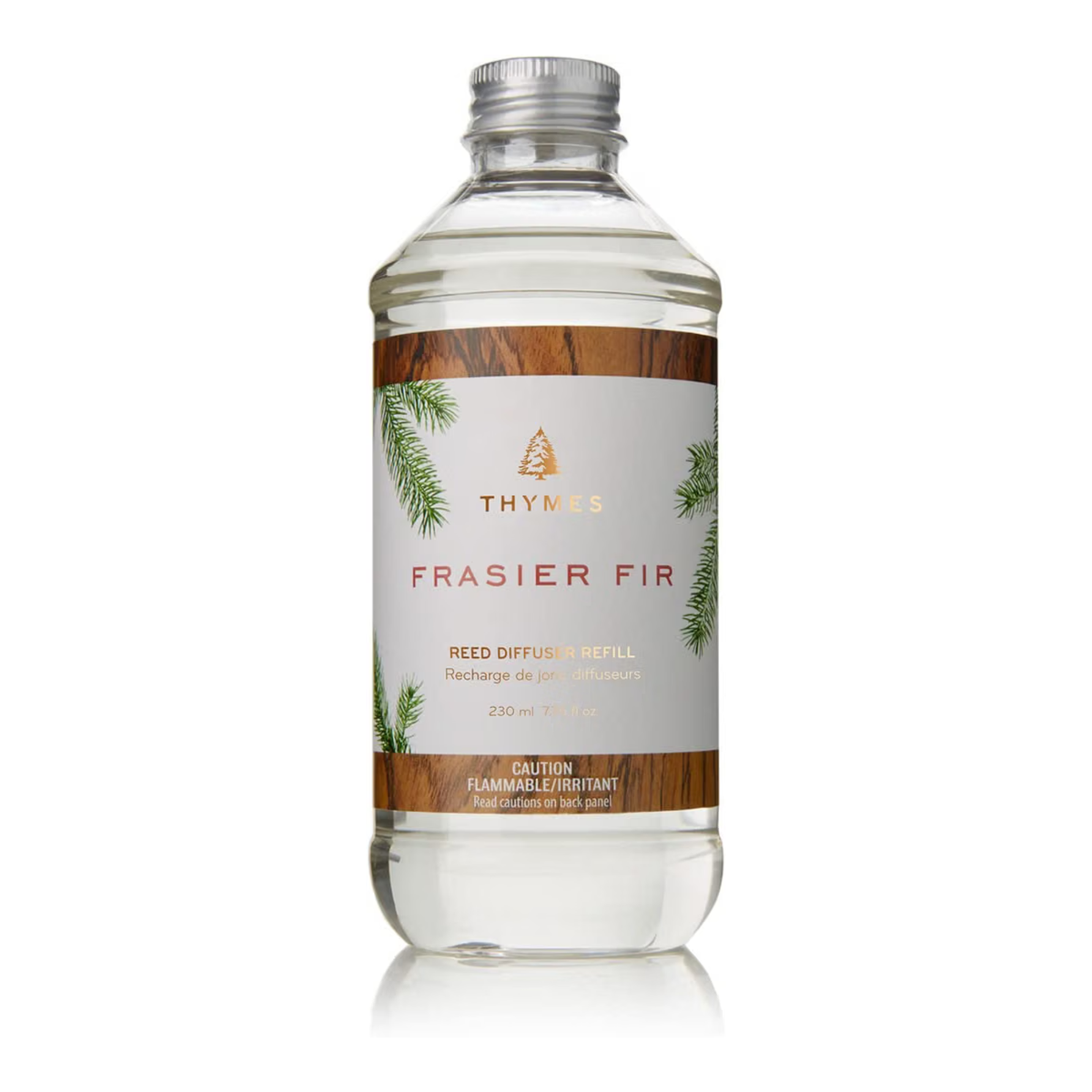 Thymes Reed Diffuser Oil Refill | Frasier Fir, Eucalyptus, Goldleaf & More | 7.75oz