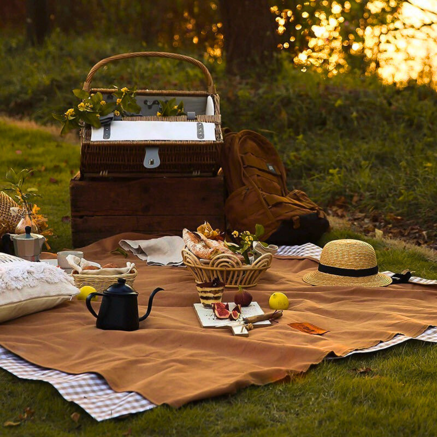 Picnic Blanket Camping Rug (Cotton)