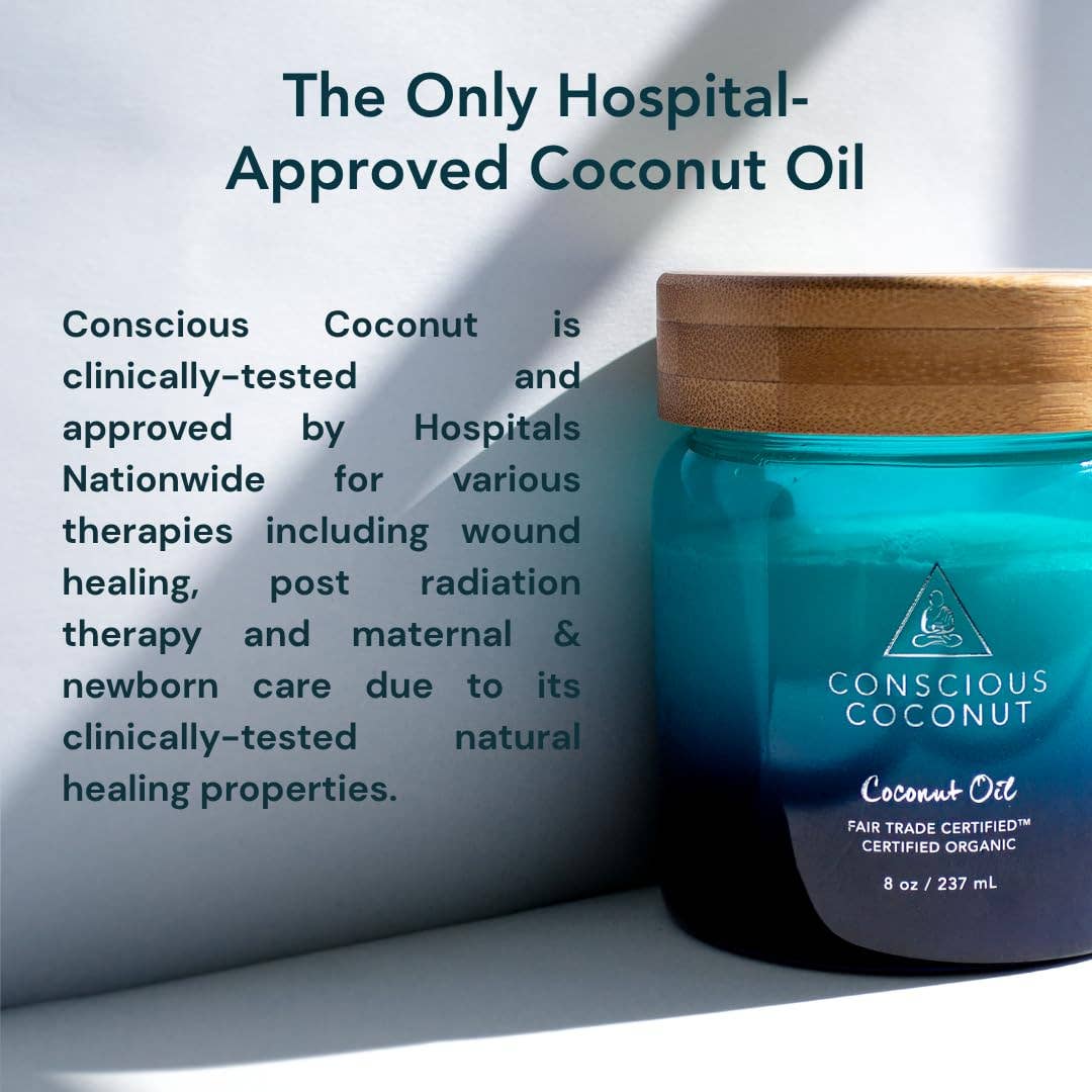 Conscious Coconut Travel-Ready Coconut Oil Tube | 3.4oz