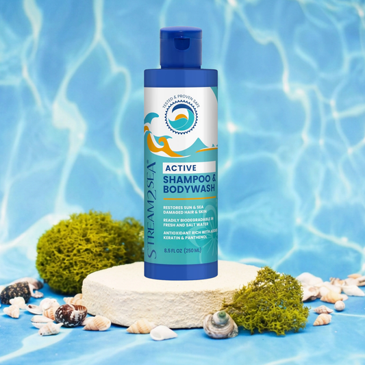 Stream2Sea 3-IN-1 Active Conditioning Shampoo & Body Wash | 8.5 fl oz