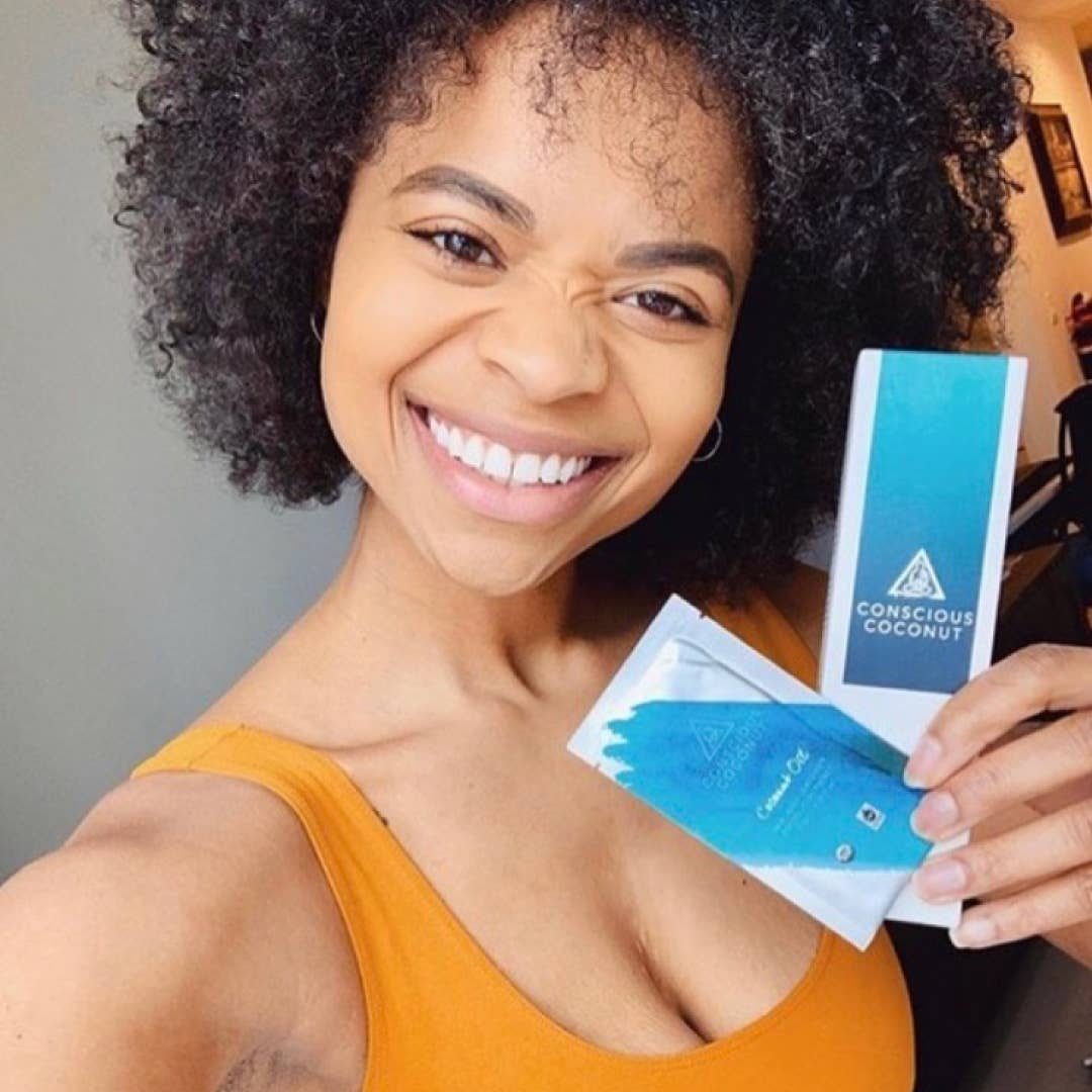 Conscious Coconut 100% Organic Coconut Oil Packets