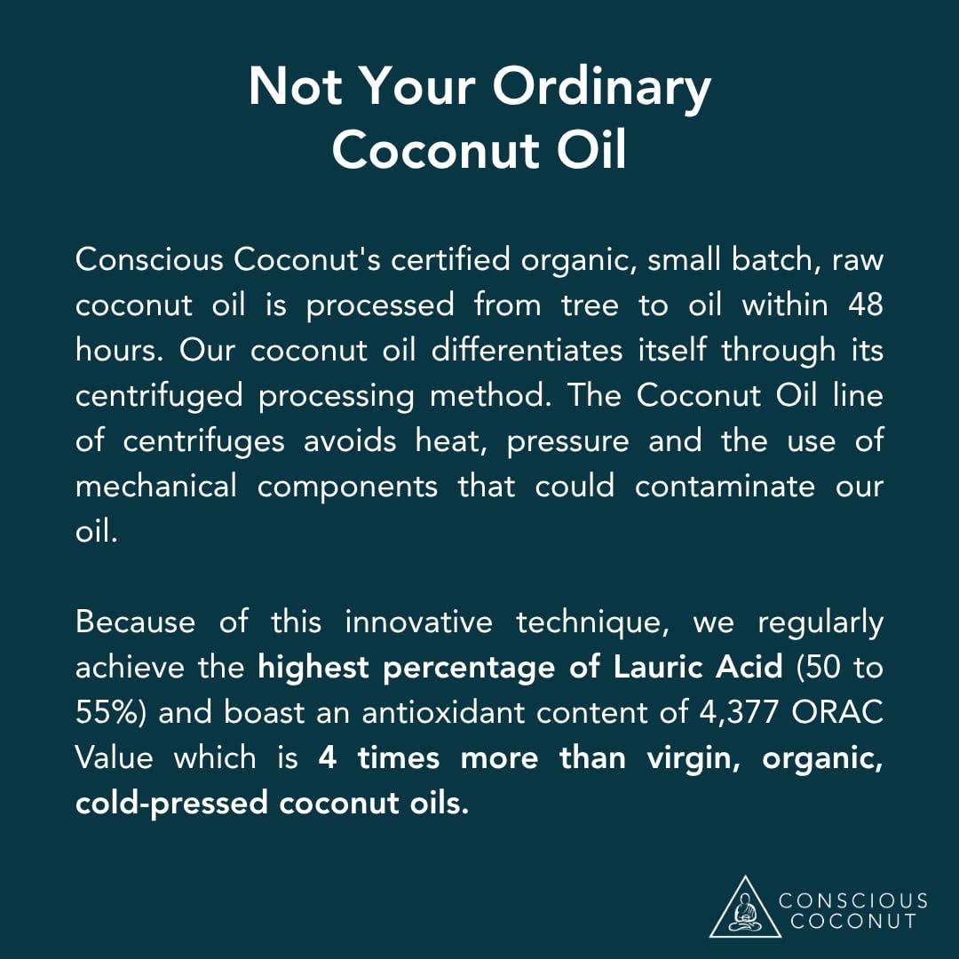 Conscious Coconut Travel-Ready Coconut Oil Tube | 3.4oz