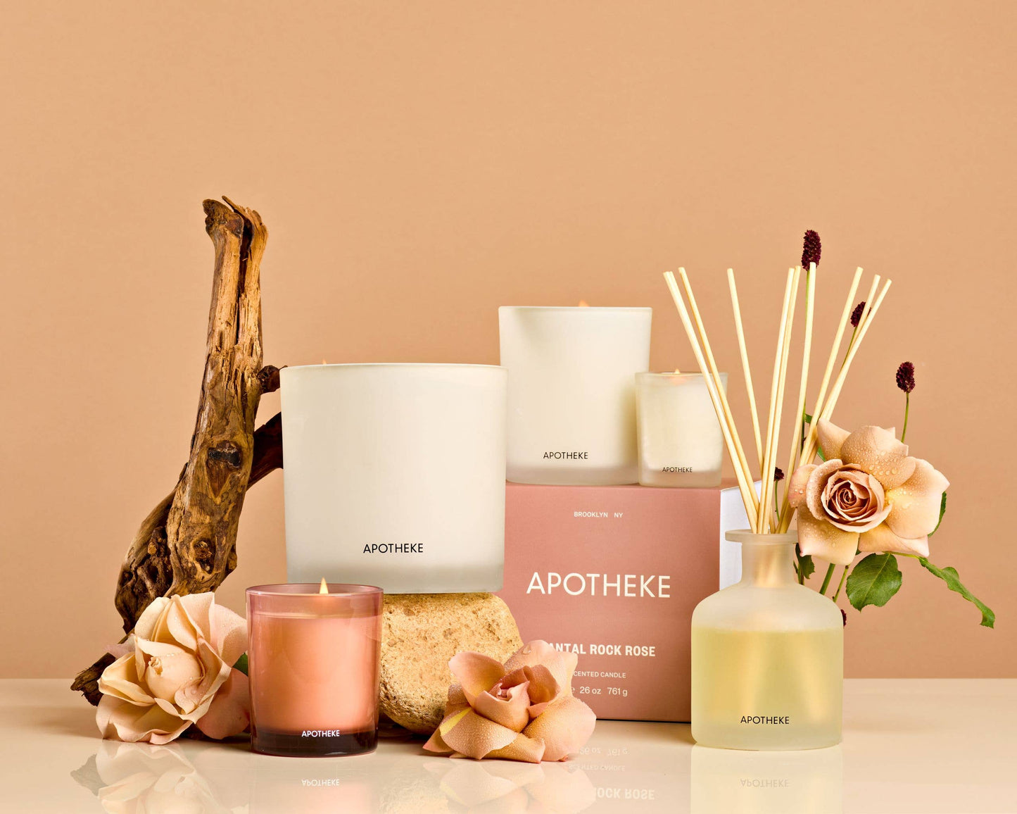Santal Rock Rose Classic Candle