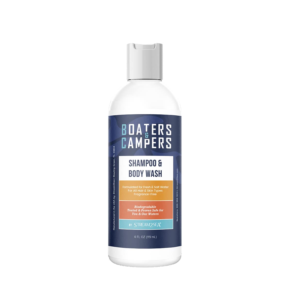 Stream2Sea Boaters & Campers Hair Shampoo/Body Wash