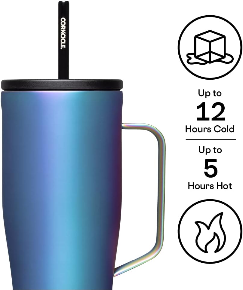 Corkcicle 30oz Cold Cup XL Insulated Tumbler with Lid and Straw