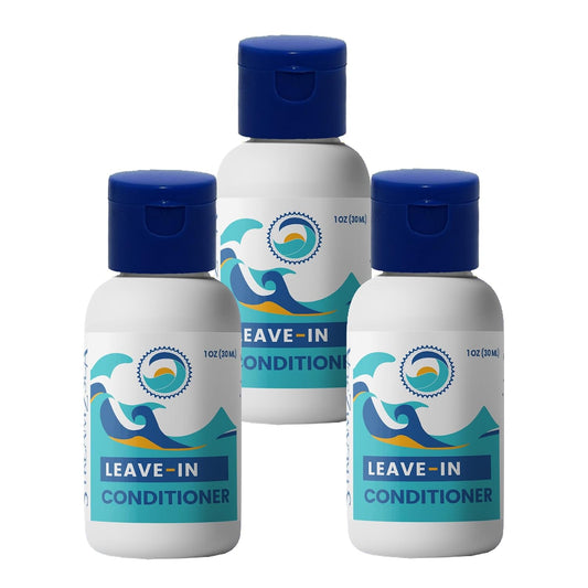 Stream2Sea Leave-In Conditioner with Sun Protection Pack of 3 | Travel Size 1oz