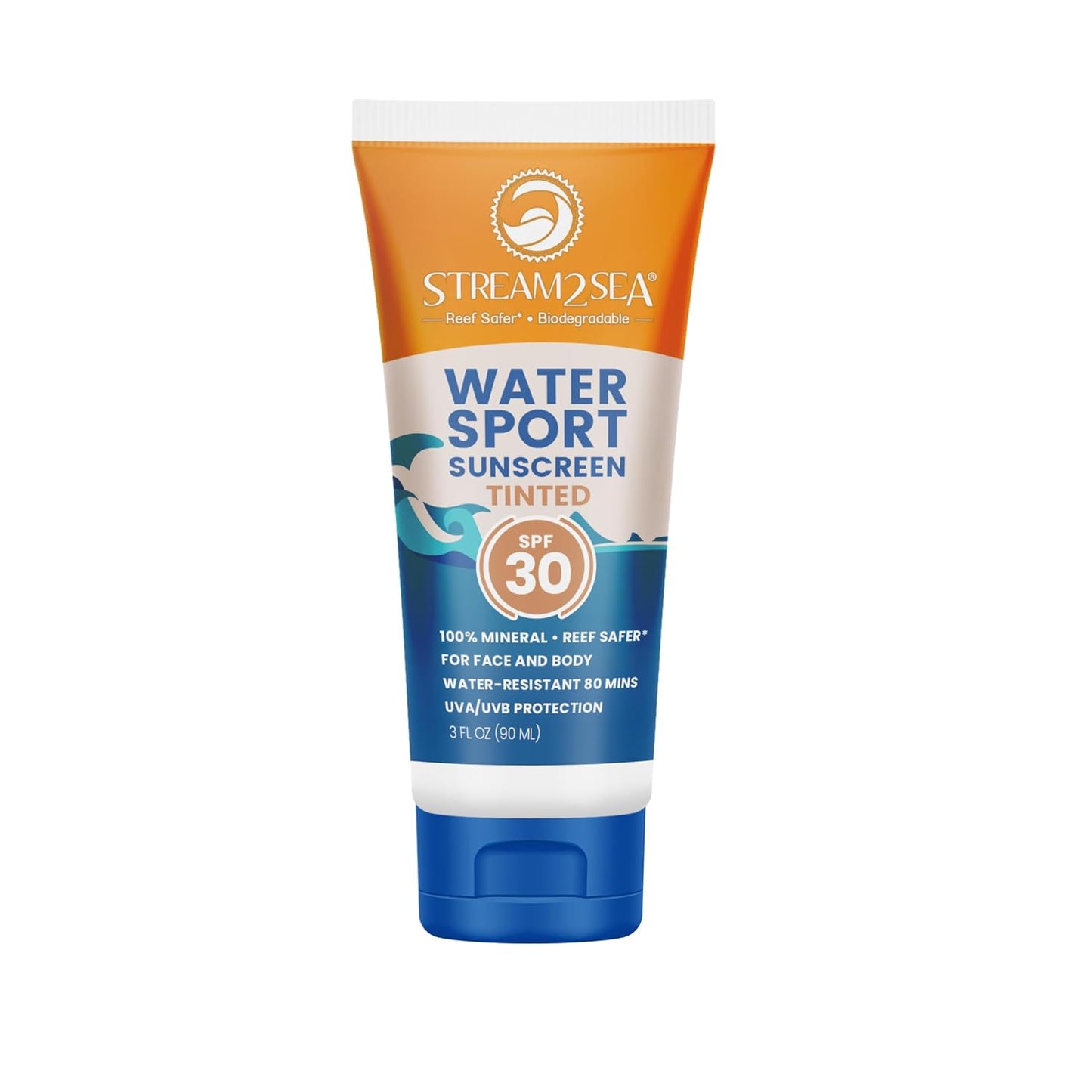 Stream2Sea Water Sport Mineral-Based Sunscreen | SPF 30
