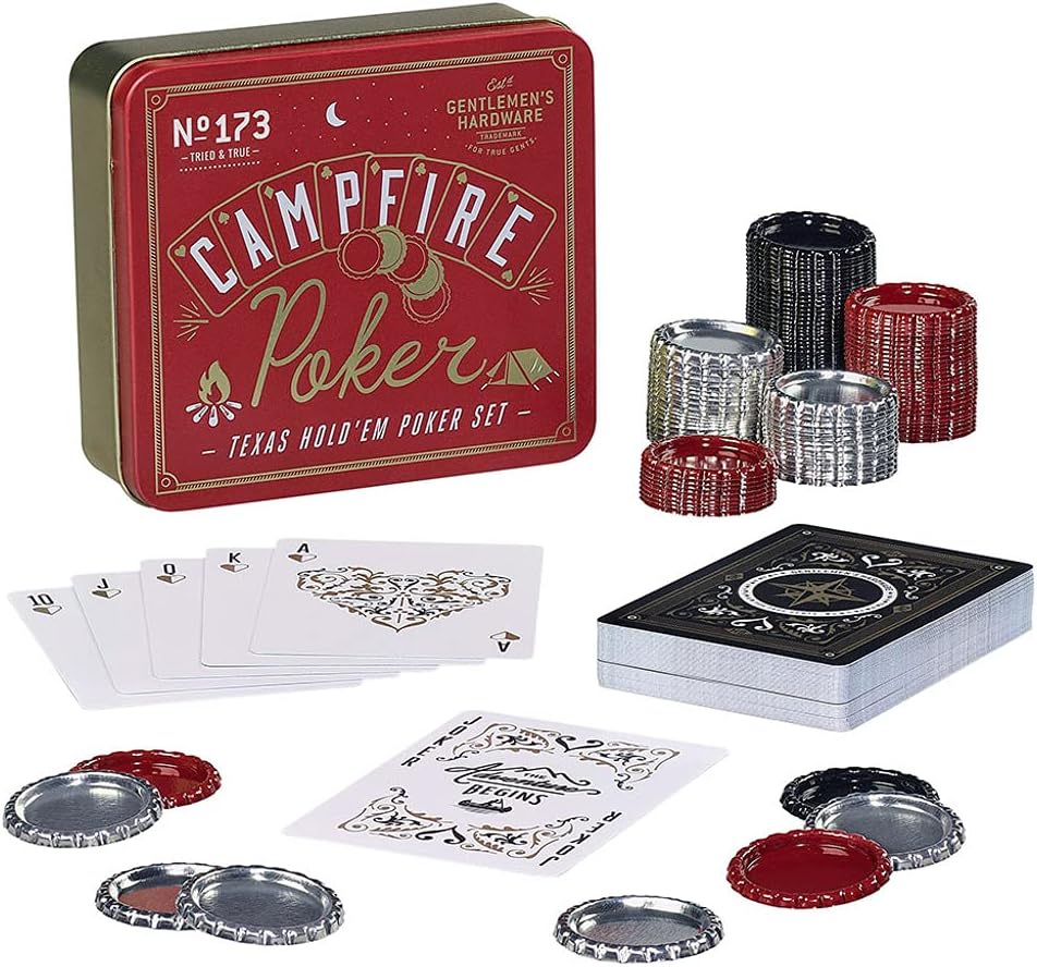 Gentlemen's Hardware - Campfire Texas Hold'em Poker Set