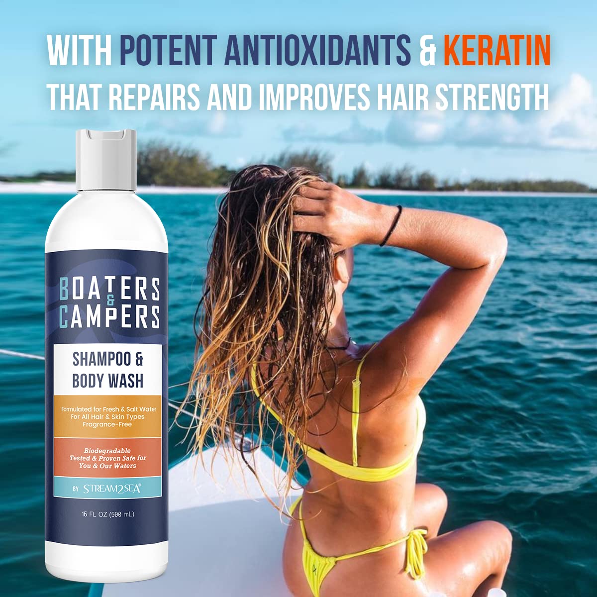 Stream2Sea Boaters & Campers Hair Shampoo/Body Wash