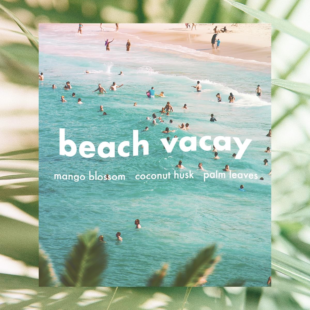 Moodcast Reed Diffuser | Vibes | Beach Vacay | 3.4 oz Glass Jar