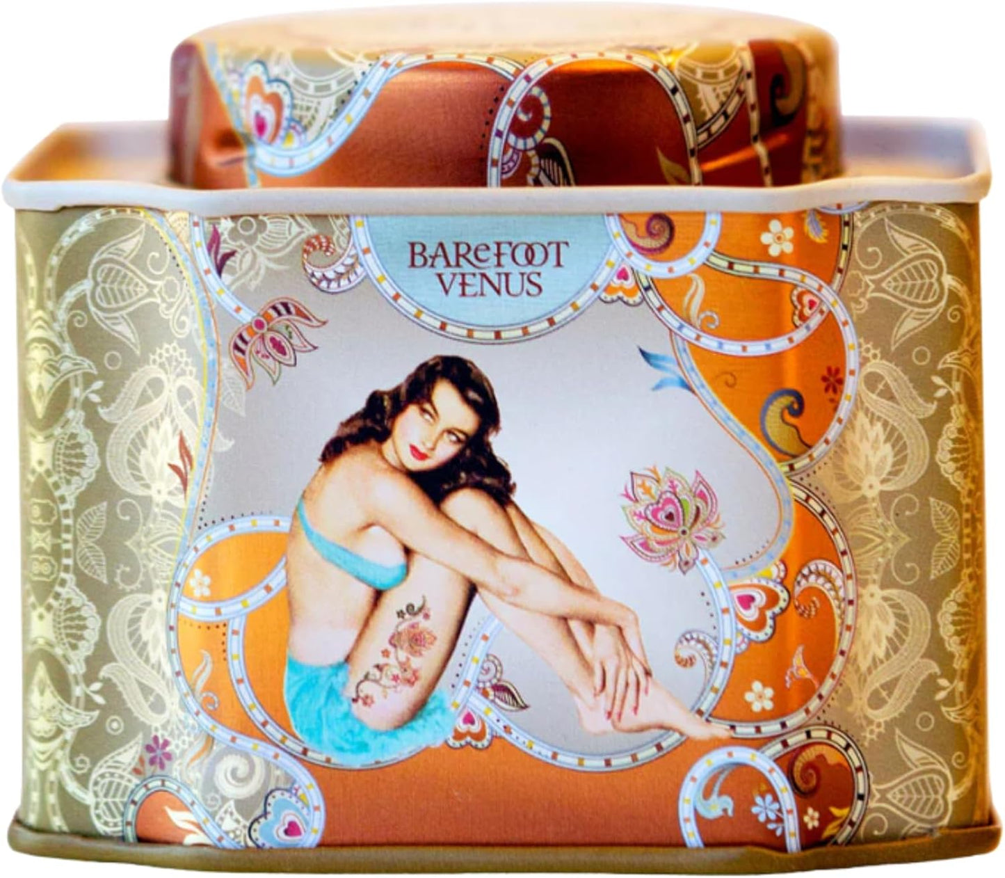 Barefoot Venus 100% Natural Bath Soak | 200g Tin | Coconut | Vanilla | Maple | Ruby | Apricot