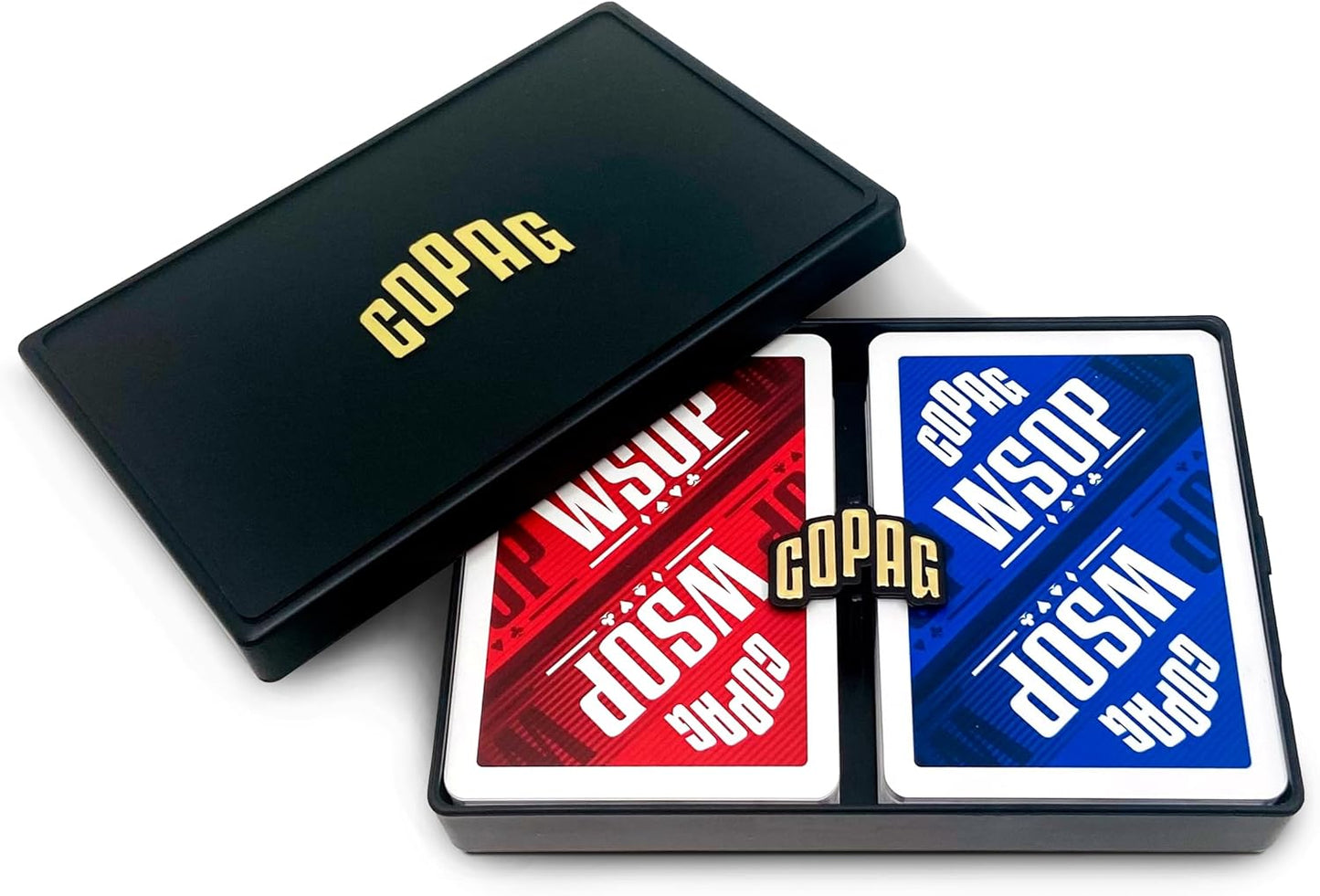 Copag WSOP 100% Plastic Playing Cards Double Deck Set