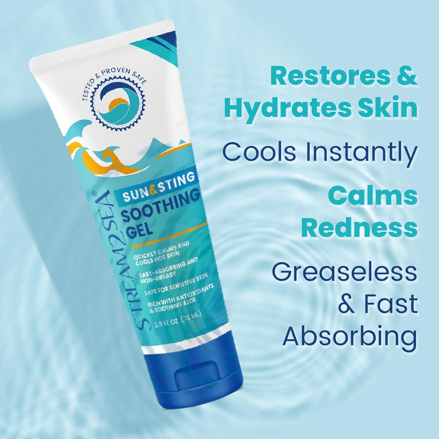 Stream2Sea Sun & Sting Relief Gel | 2.5 fl oz