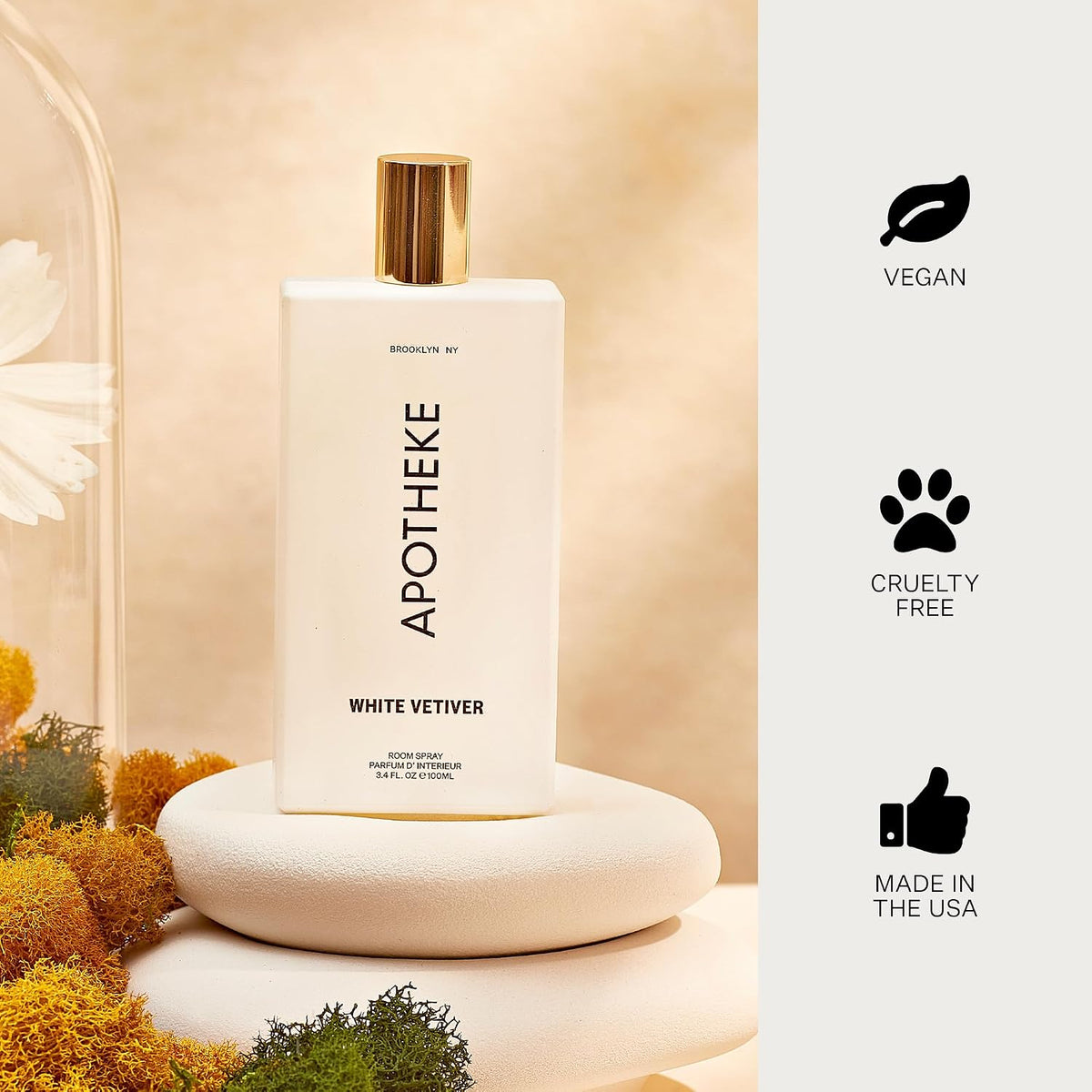 Apotheke Air Freshener Bathroom & Bedroom Spray | 3.4 fl oz