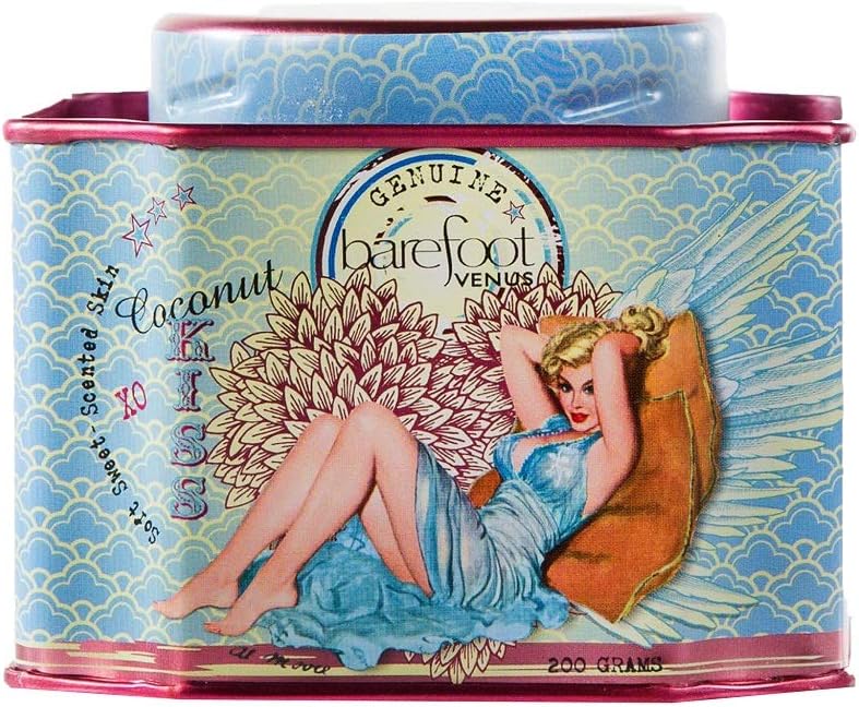 Barefoot Venus 100% Natural Bath Soak | 200g Tin | Coconut | Vanilla | Maple | Ruby | Apricot