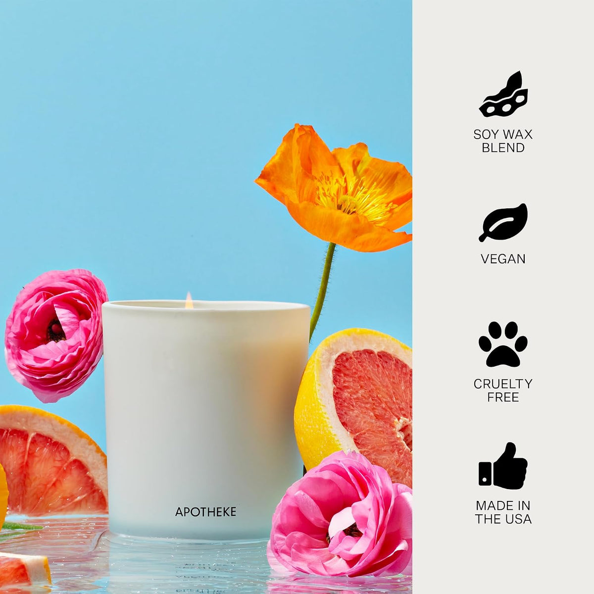 Apotheke Signature Scented Candles for Home | 10.5 oz