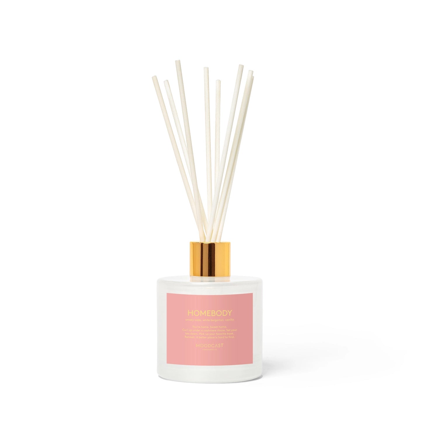 Moodcast Reed Diffuser | Persona | Homebody | 3.4 oz Glass Jar