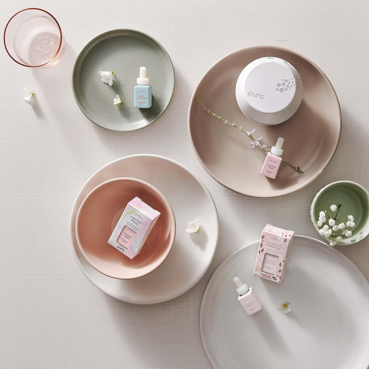 Thymes x PURA Smart Home Plug-in Diffuser Refills | Pack of 2