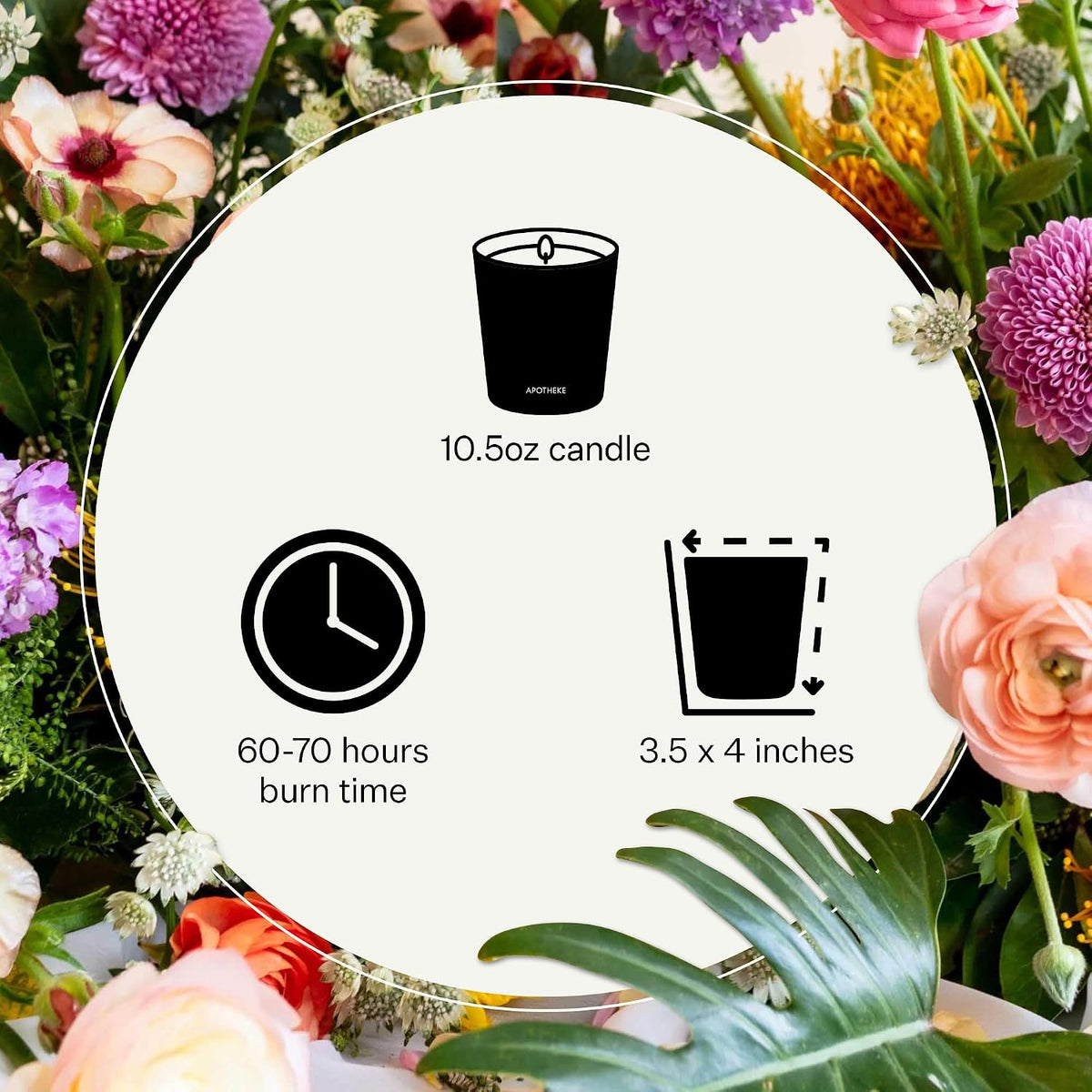 Apotheke Signature Scented Candles for Home | 10.5 oz