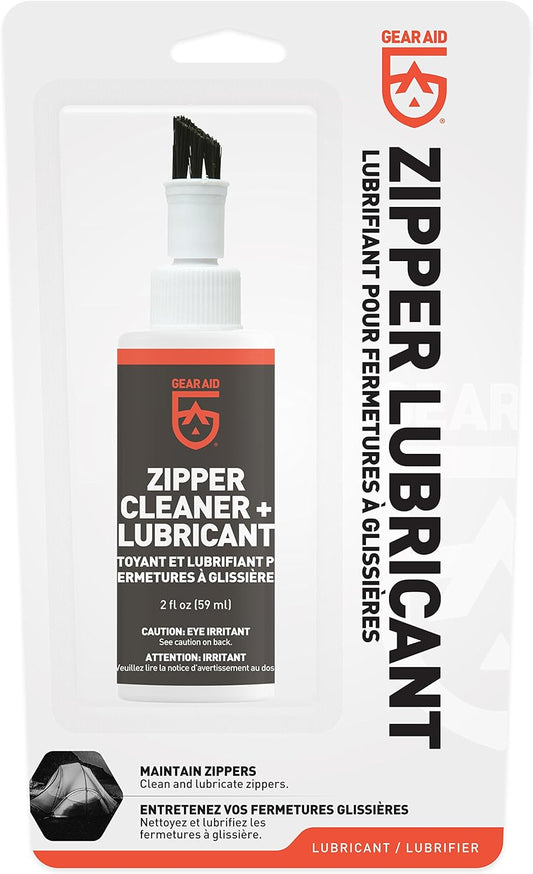 GEAR AID Zipper Cleaner and Lubricant for Wetsuits, Tents and Bags, 2 oz