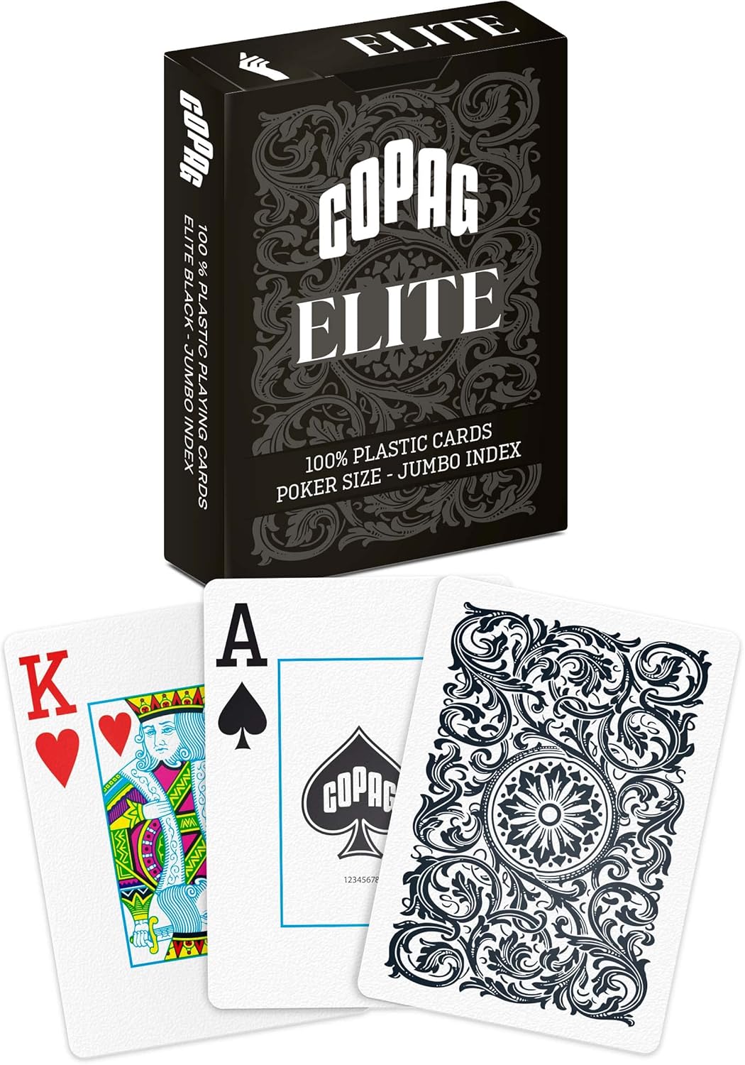 Copag Elite 100% Plastic Standard Size Jumbo Index Playing Cards