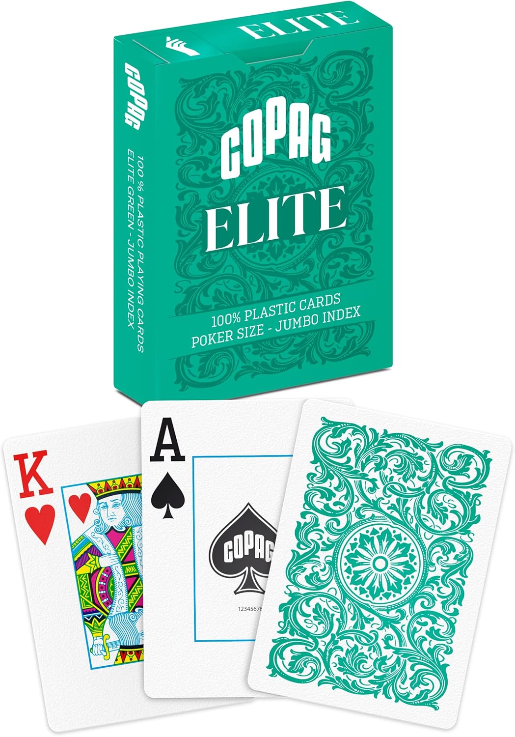 Copag Elite 100% Plastic Standard Size Jumbo Index Playing Cards