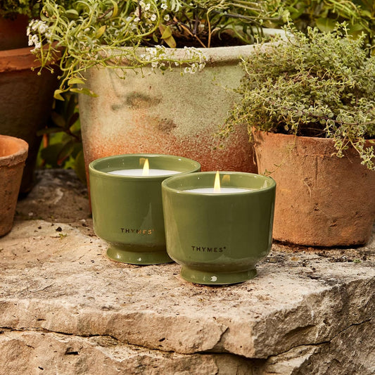 Thymes Outdoor Oasis Aromatic Candle Set - Citronella Grove