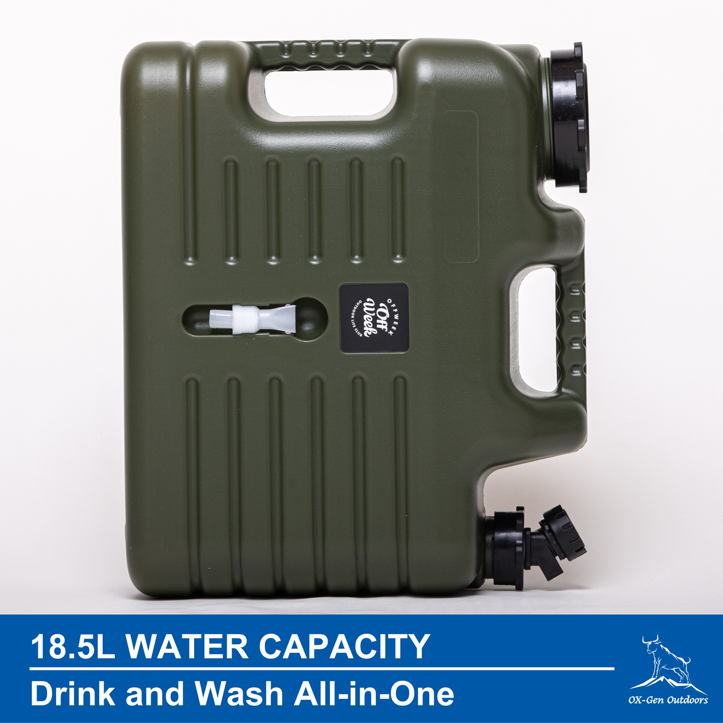 Portable 18.5L Heavy Duty Water Container