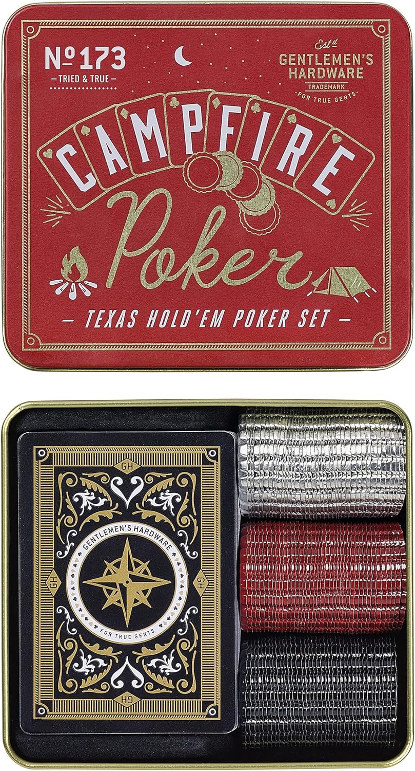 Gentlemen's Hardware - Campfire Texas Hold'em Poker Set