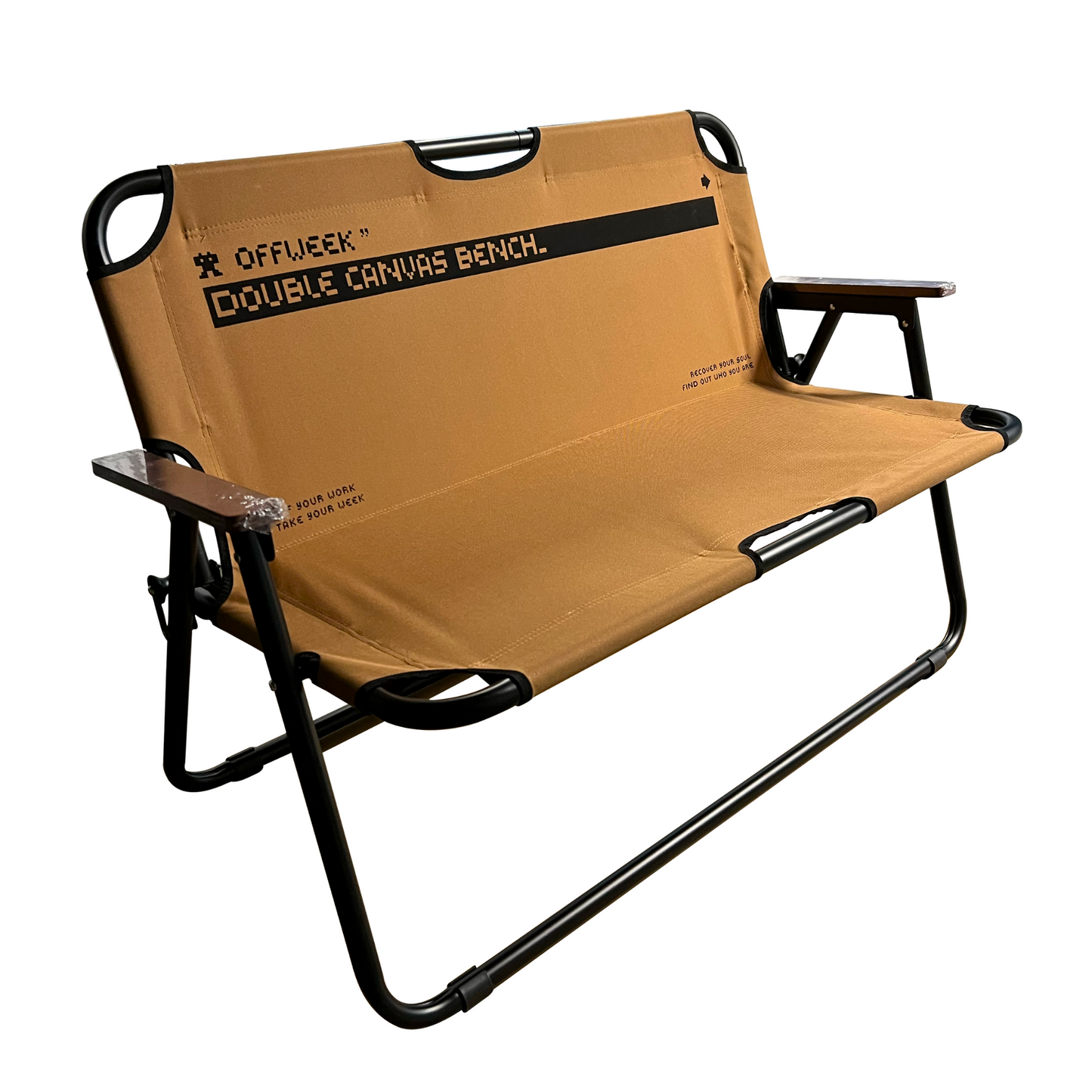 Lightweight Foldable Double Camping Chair Love Seat