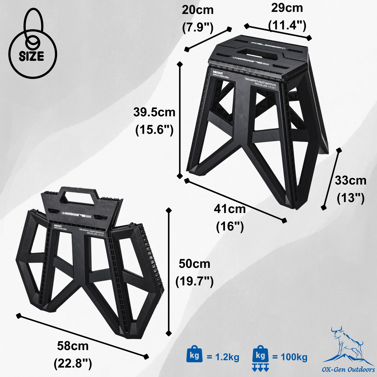 Ultralight Tactical Folding Camping Stool