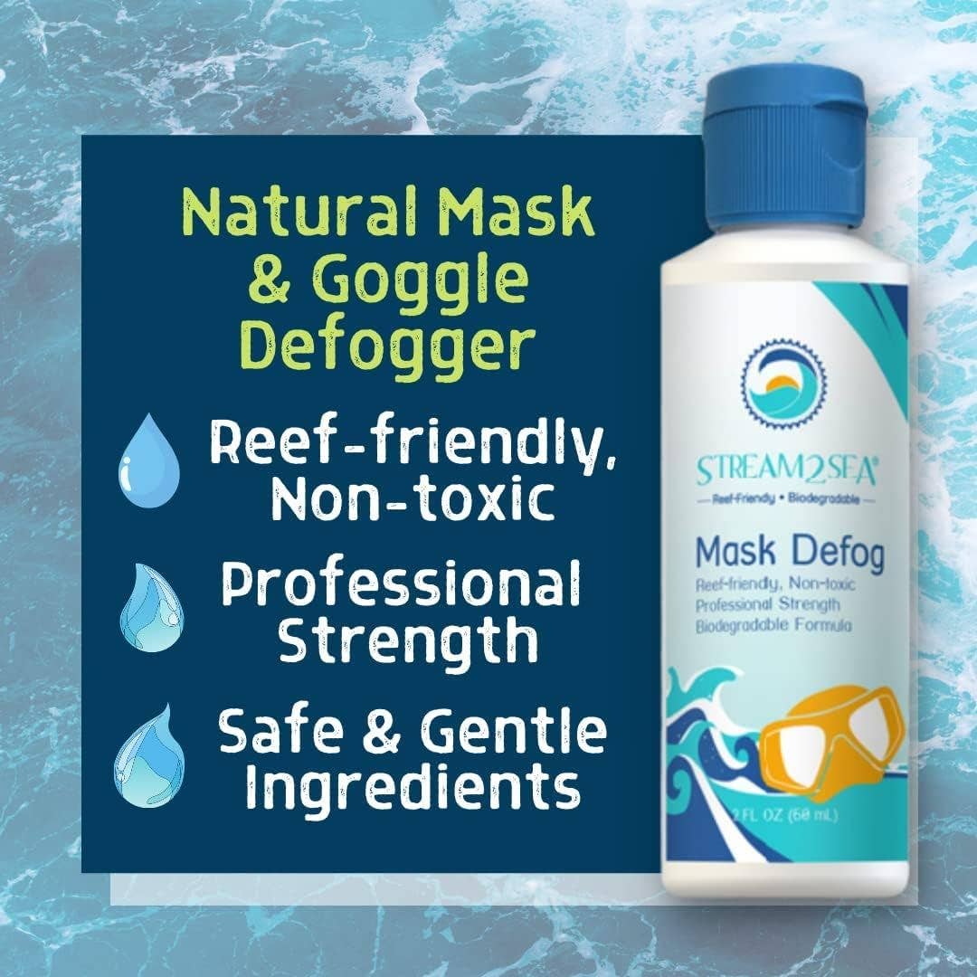 Mask Defog | Antifog for Swim Goggles, Snorkel, Dive Mask