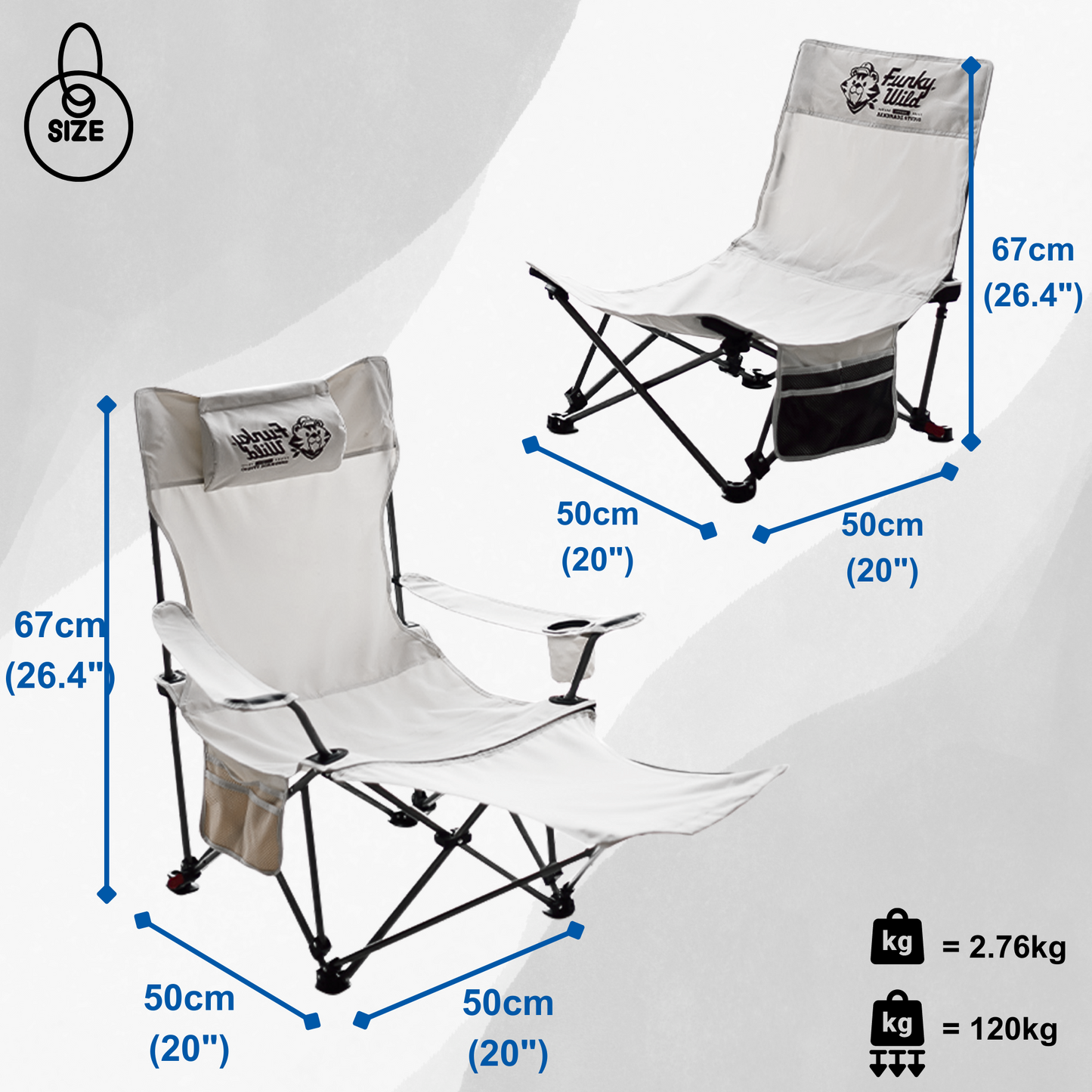 Lightweight Foldable Lounge Chair for Office, Balcony, Home and Outdoors