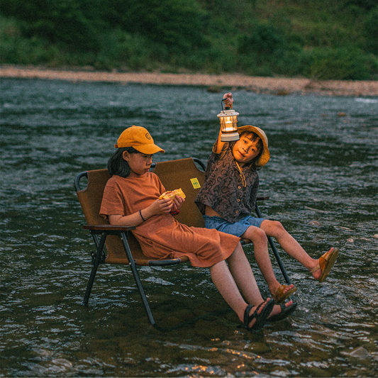 Lightweight Foldable Double Camping Chair Love Seat