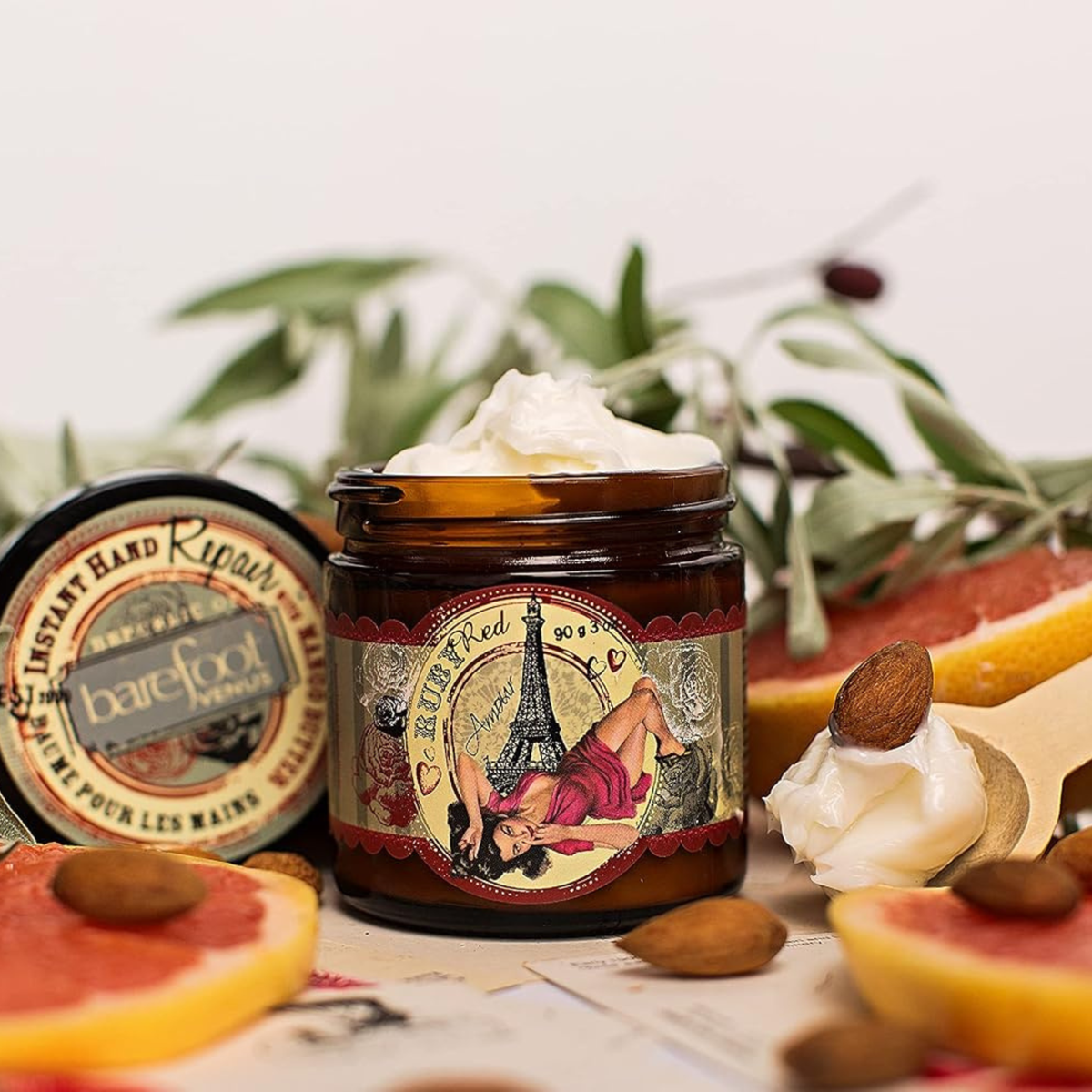 Barefoot Venus Shea & Mango Butter Hand Repair Balm | Coconut | Vanilla | Lemon | Ruby | Apricot