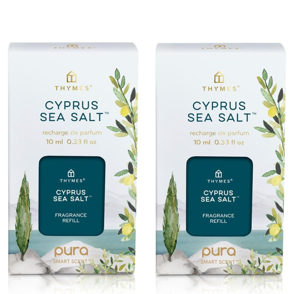 Thymes x PURA Smart Home Plug-in Diffuser Refills | Pack of 2