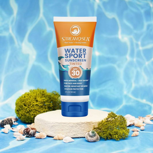 Stream2Sea Water Sport Mineral-Based Sunscreen | SPF 30